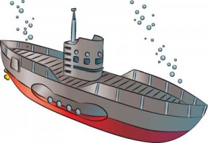 Как нарисовать подводную лодку поэтапно в 6 шагов