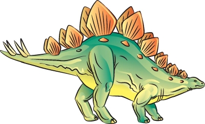 Как нарисовать динозавра Стегозавра