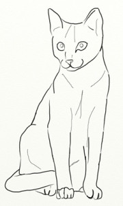 Как нарисовать Кошку поэтапно в 5 шагов 5