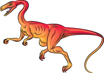 Как рисовать динозавра Целофизис
