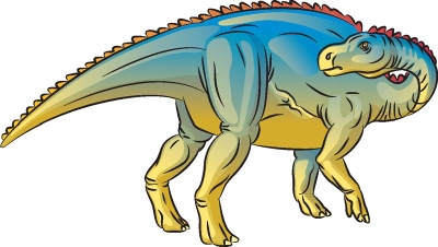 Как нарисовать динозавра Бактрозавр