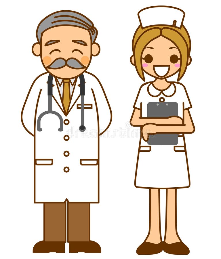 Рисунок врач и медсестра