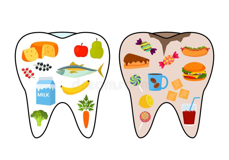 Рисунок зубы и здоровое питание