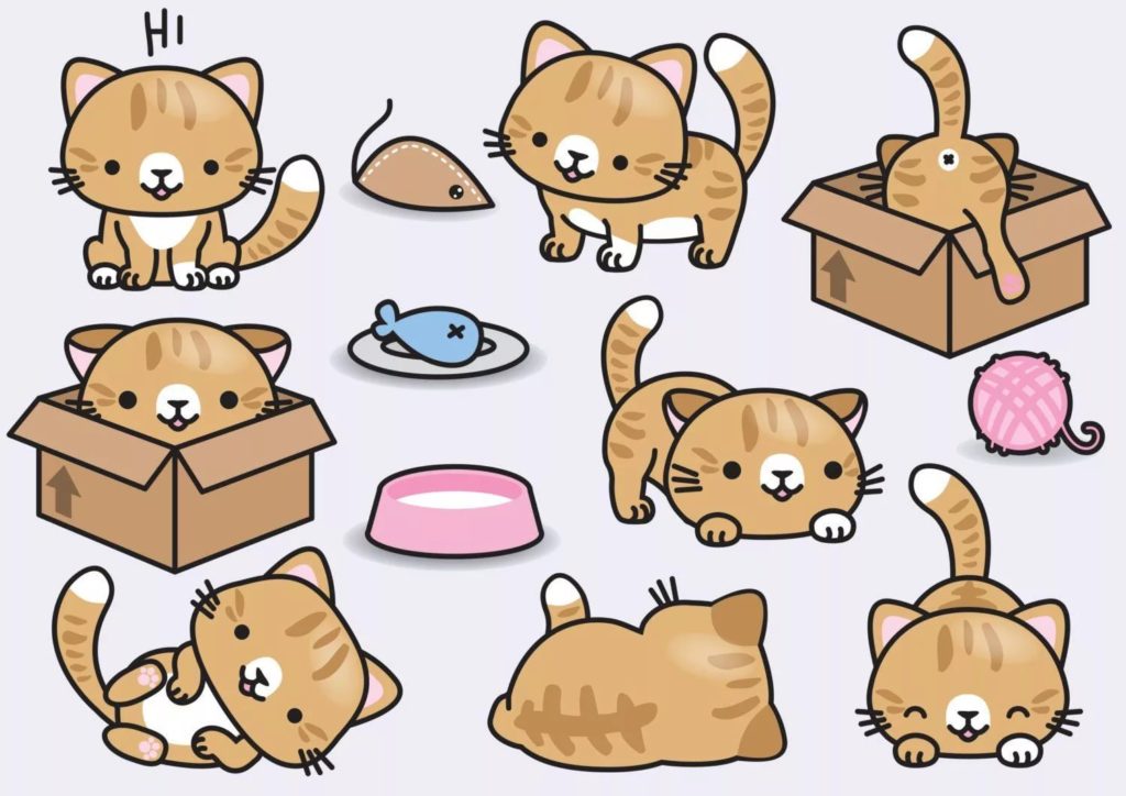 Бумажные сюрпризы котята