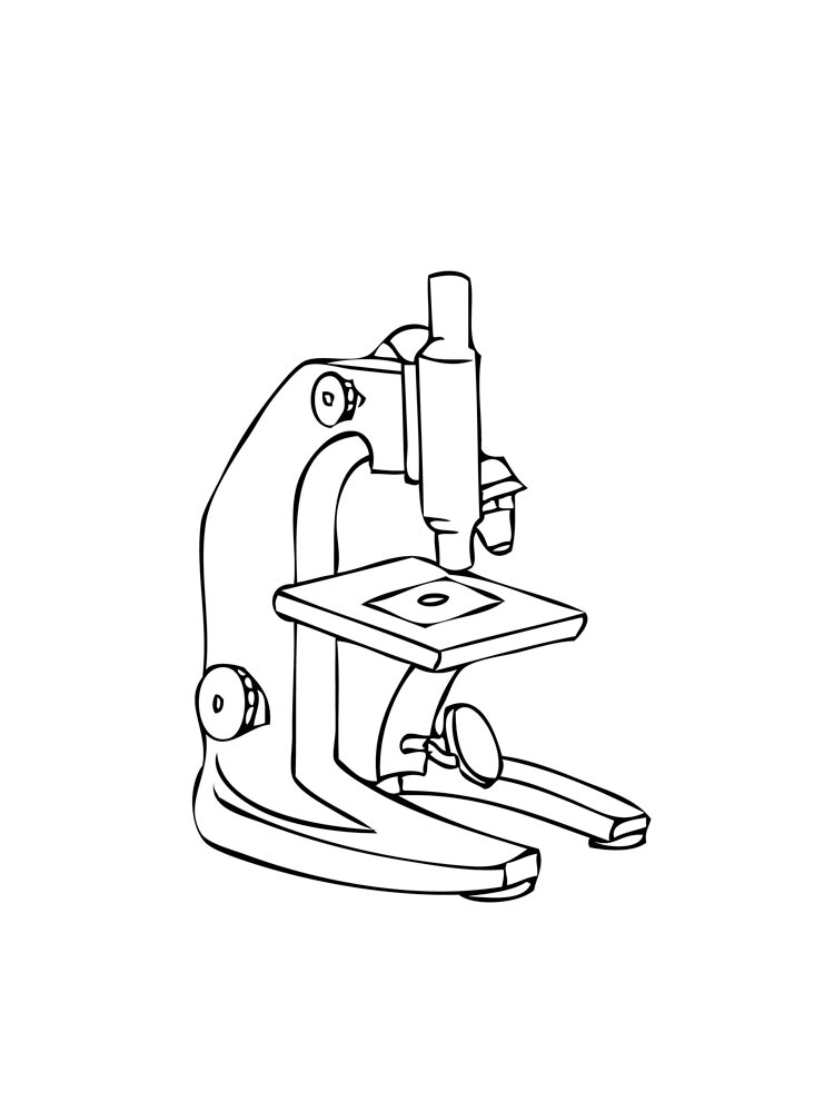 Раскраска микроскоп