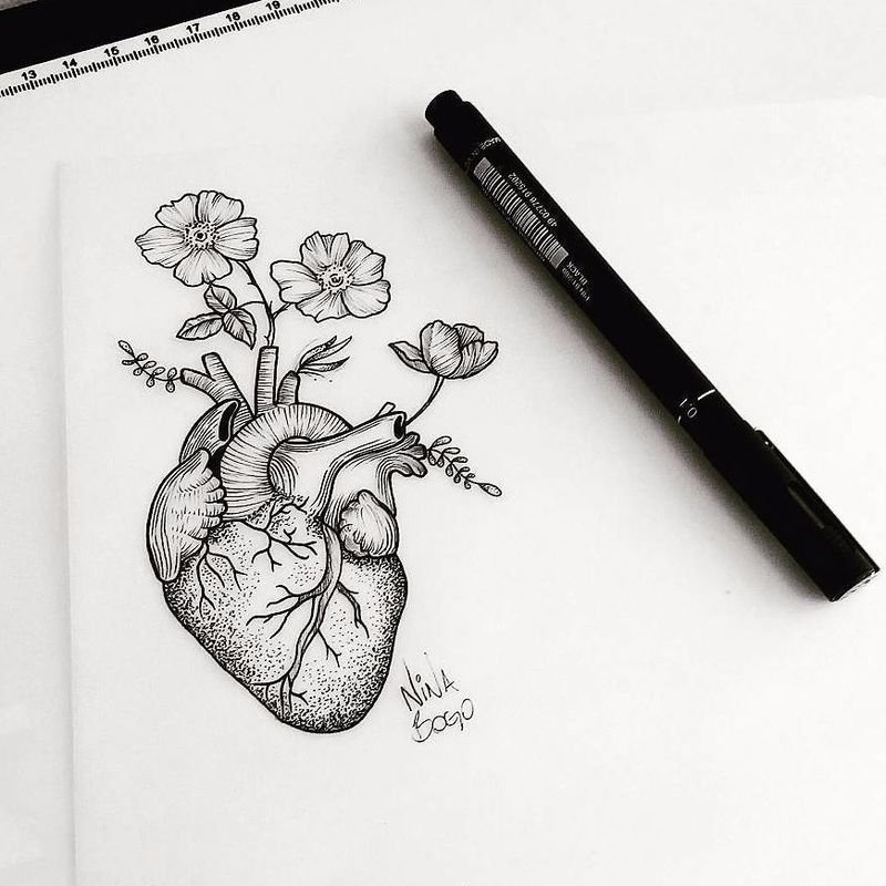 Татуировка для руки сердце