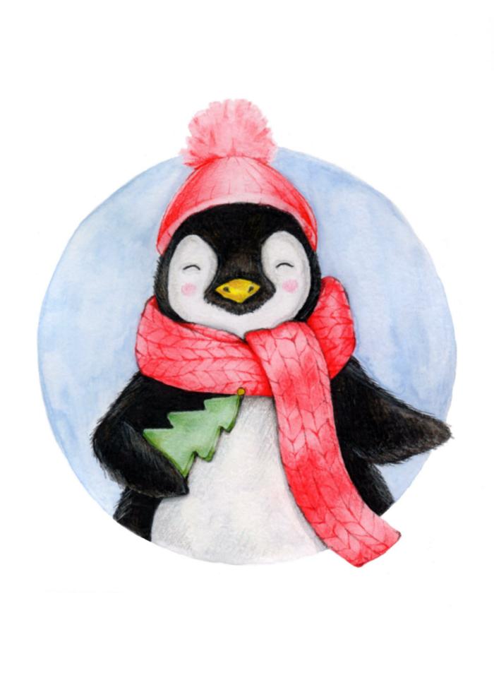 Рисунок пингвина