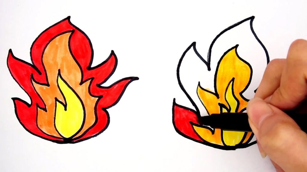 Рисунок огня