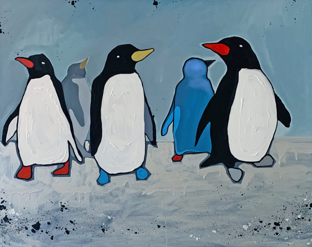 Рисунок пингвинов