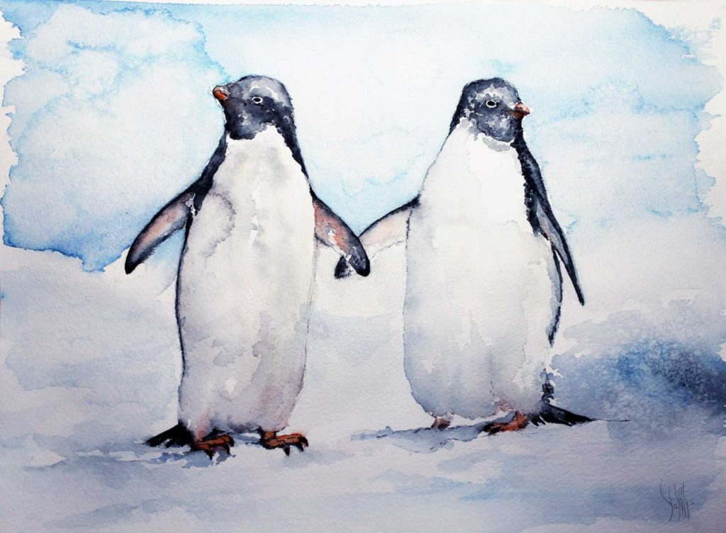 Рисунок пингвинов