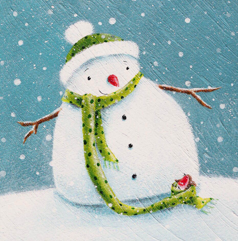 Рисунок Снеговика