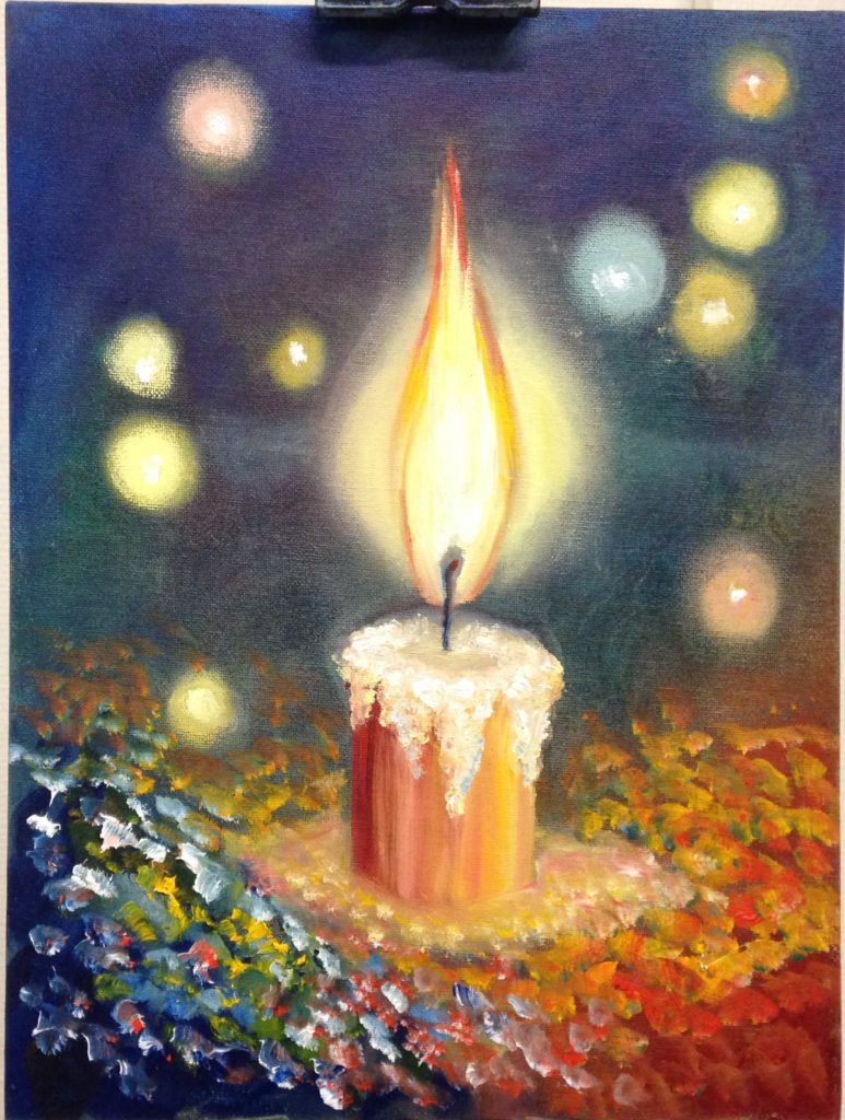 Рисунок свечи