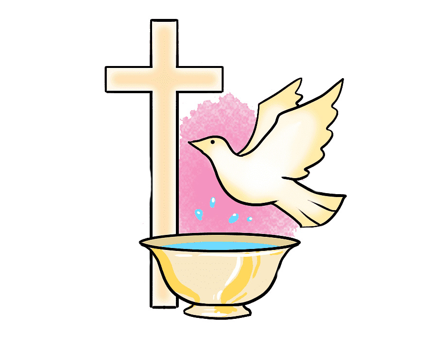 Рисунок на тему Крещение