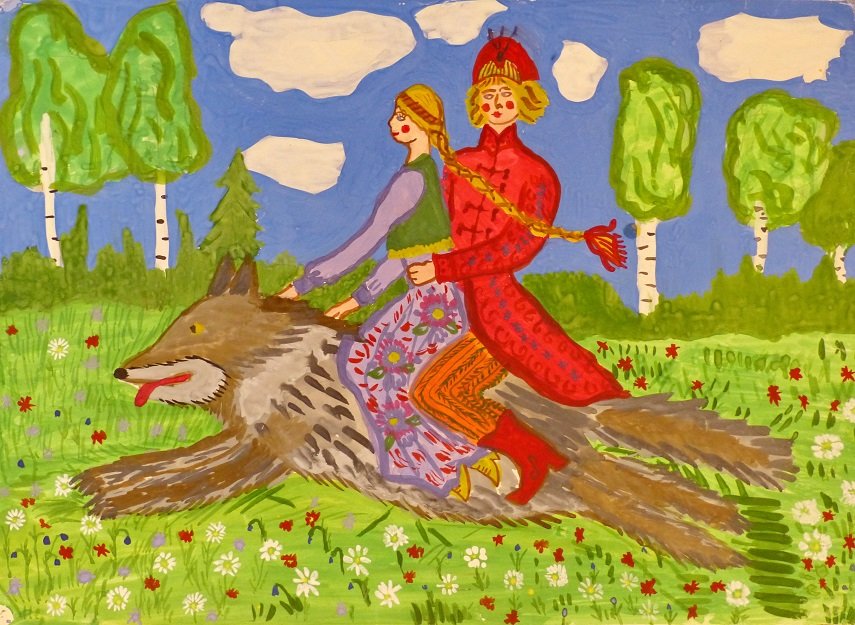 Рисунок к русской народной сказке
