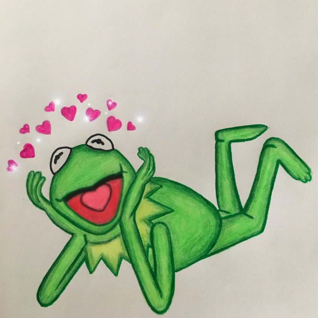 Рисунок лягушки