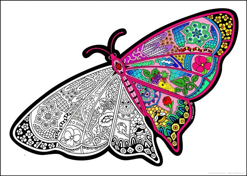 Рисование бабочки в необычной технике