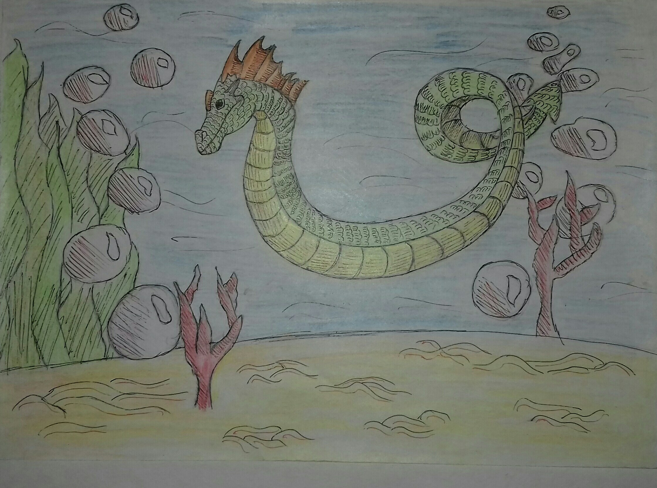 рисунок дракона для детей
