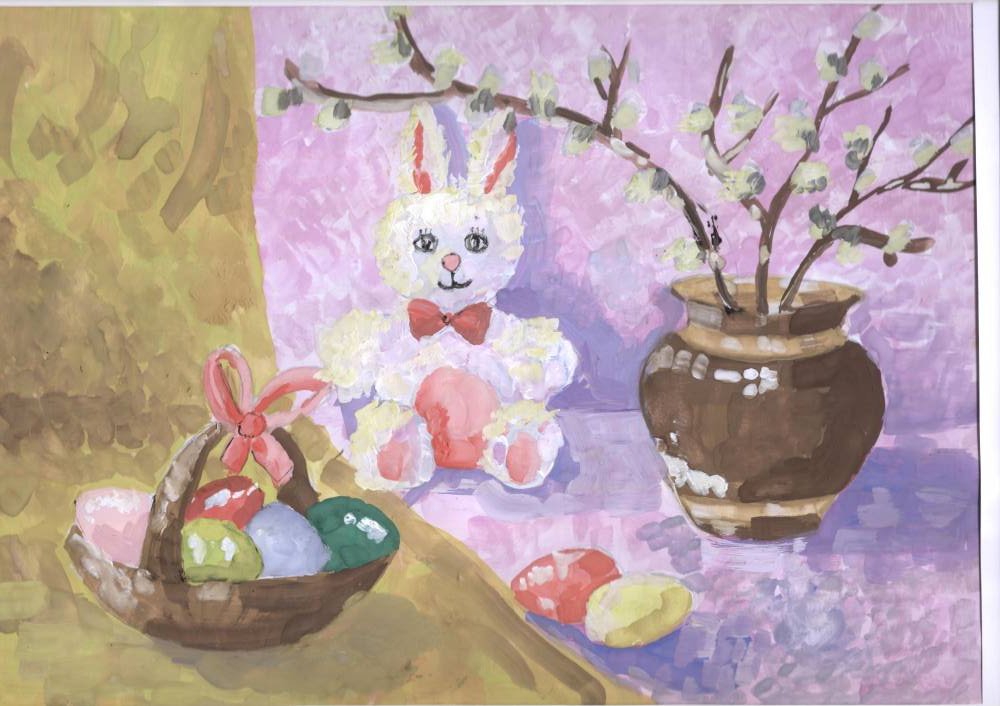 Рисунок пасхального кролика